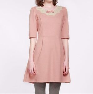 Miss Patina Dress with Bow Accent Size Medium